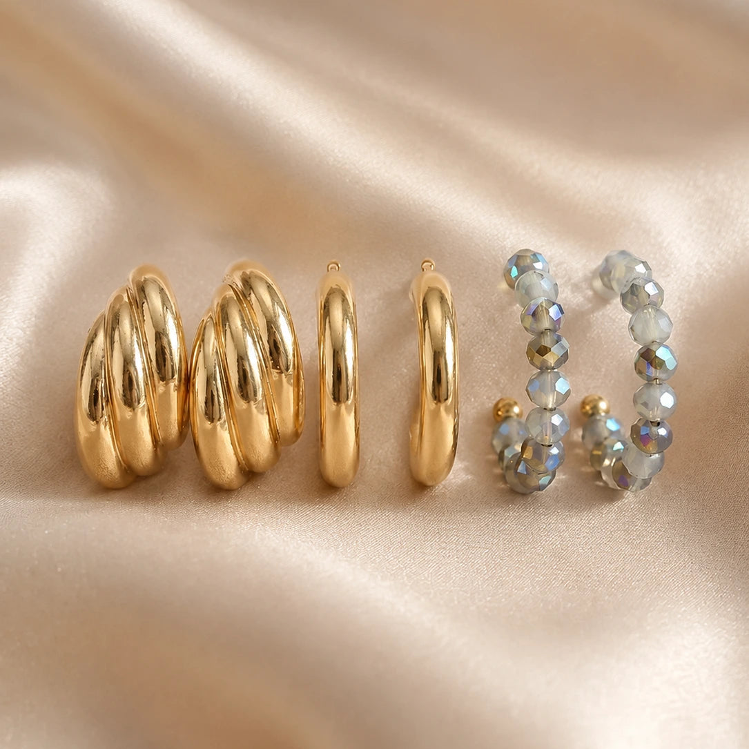 Set trio créoles LH – Fantaisie chic