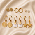 Set de Boucles d'Oreilles Mixte "Évasion Marine" - Collection LH