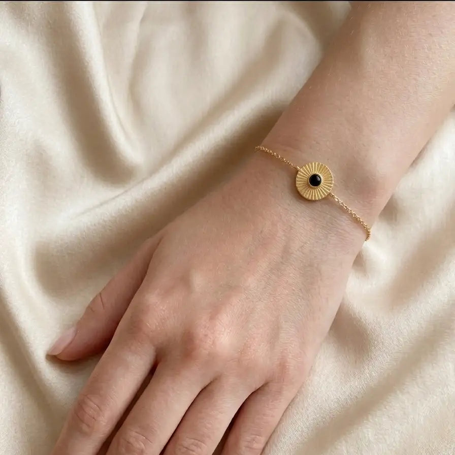 Bracelet Solaire Onyx – Collection Signature Go Mademoiselle