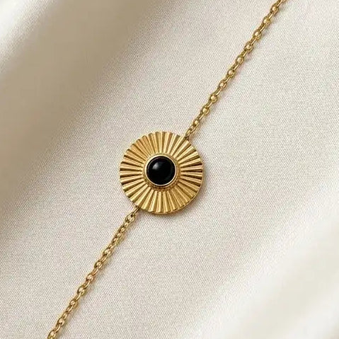 Bracelet Solaire Onyx – Collection Signature Go Mademoiselle