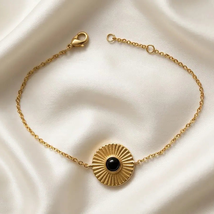 Bracelet Solaire Onyx – Collection Signature Go Mademoiselle