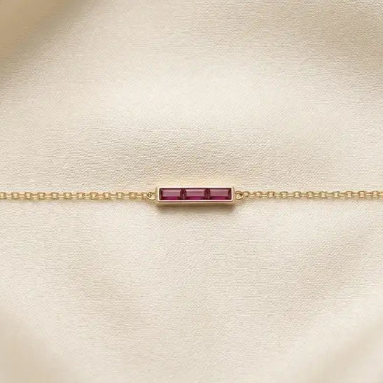 Bracelet "Éclat Rubis" – Go Mademoiselle