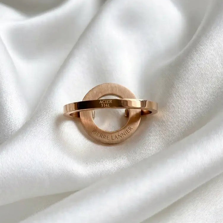 Bague Arc de Cercle - Acier Inoxydable316L - Pierre Lannier