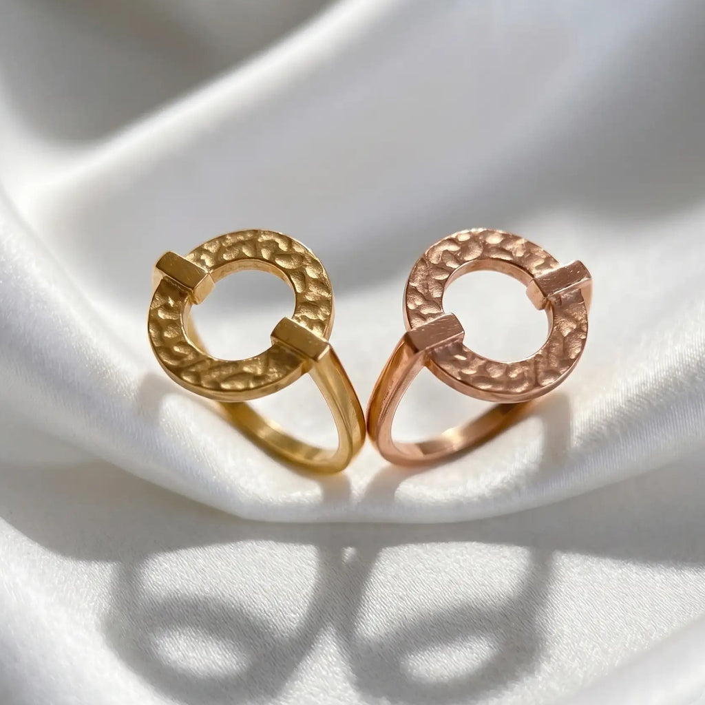 Bague Arc de Cercle - Acier Inoxydable316L - Pierre Lannier