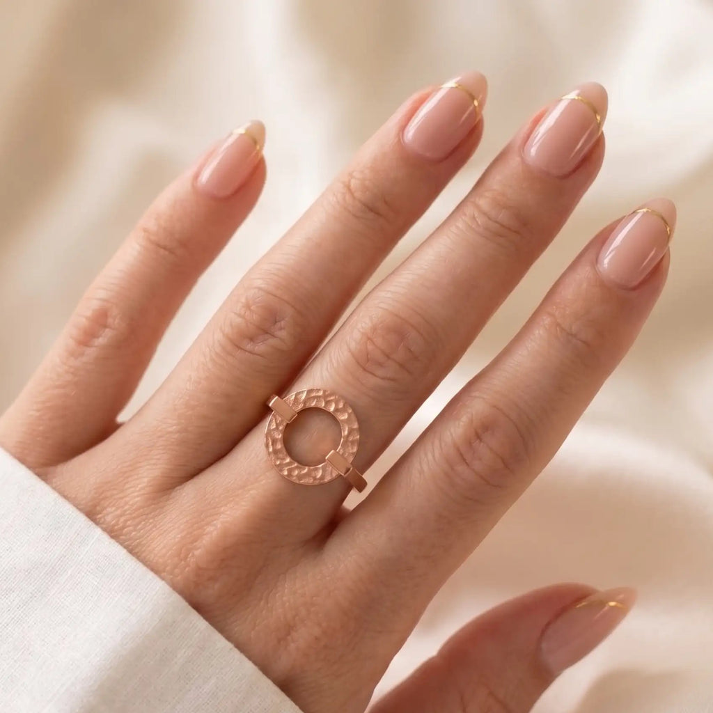 Bague Arc de Cercle - Acier Inoxydable316L - Pierre Lannier