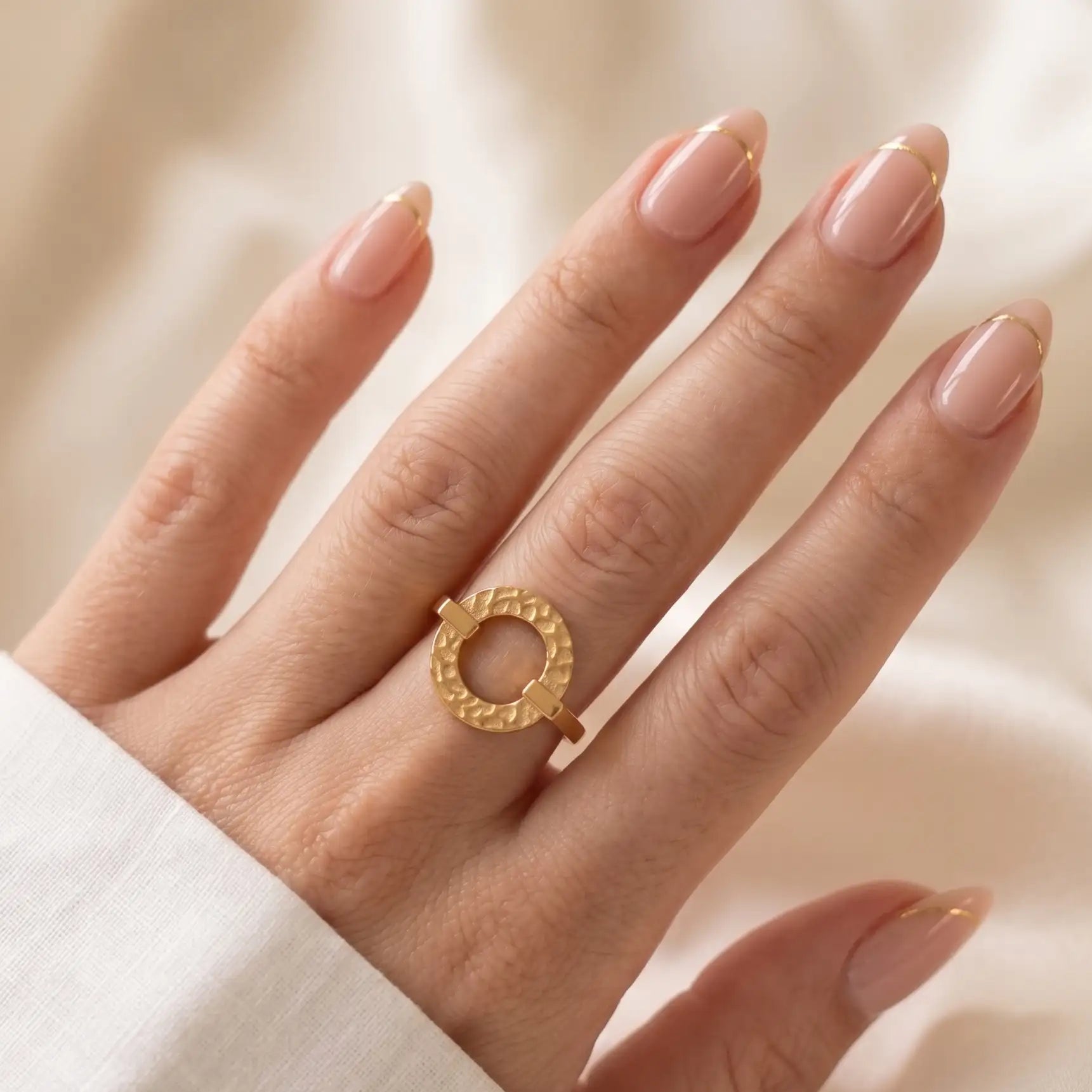 Bague Arc de Cercle - Acier Inoxydable316L - Pierre Lannier