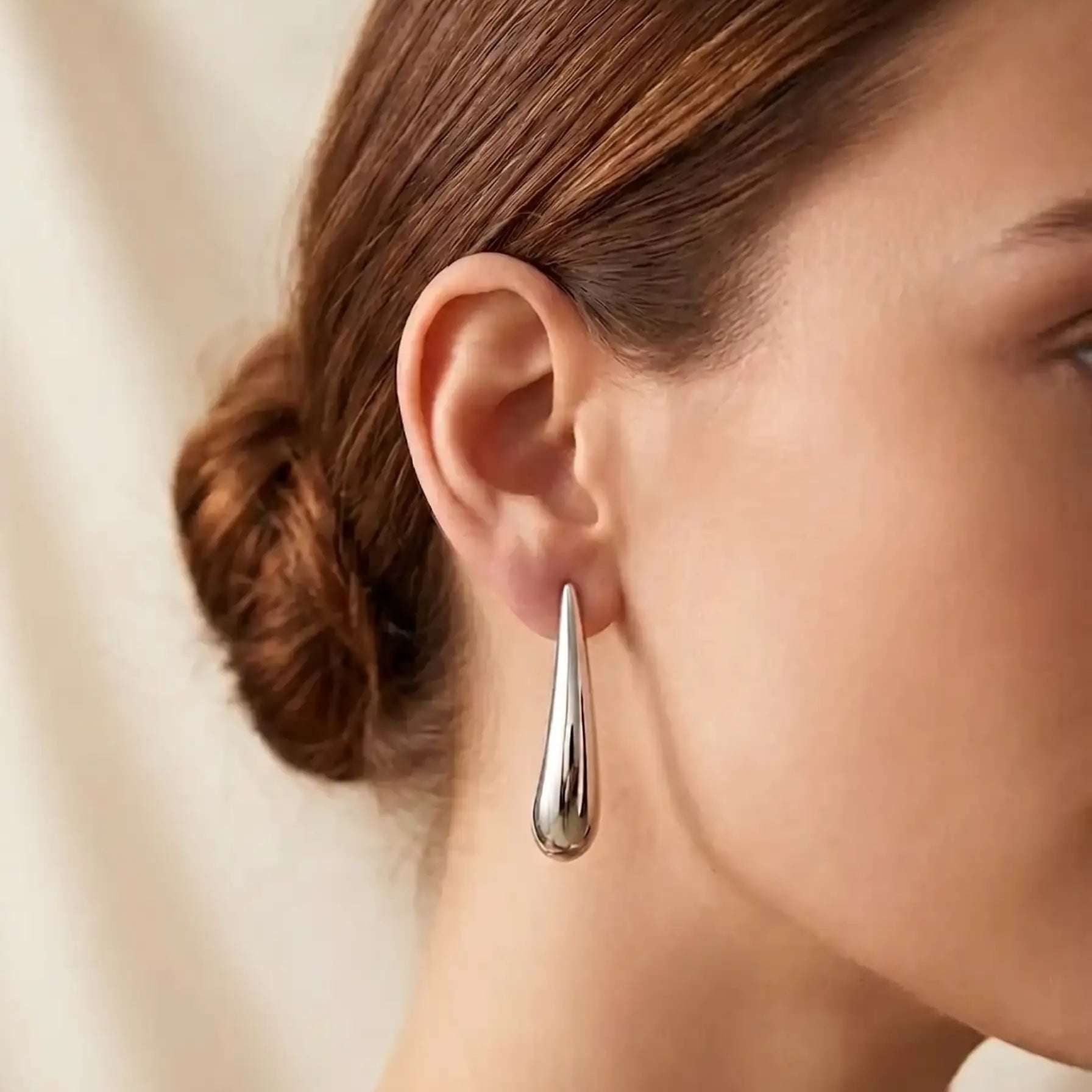 Boucles d'oreilles Gouttes Sculpturales – Collection LH