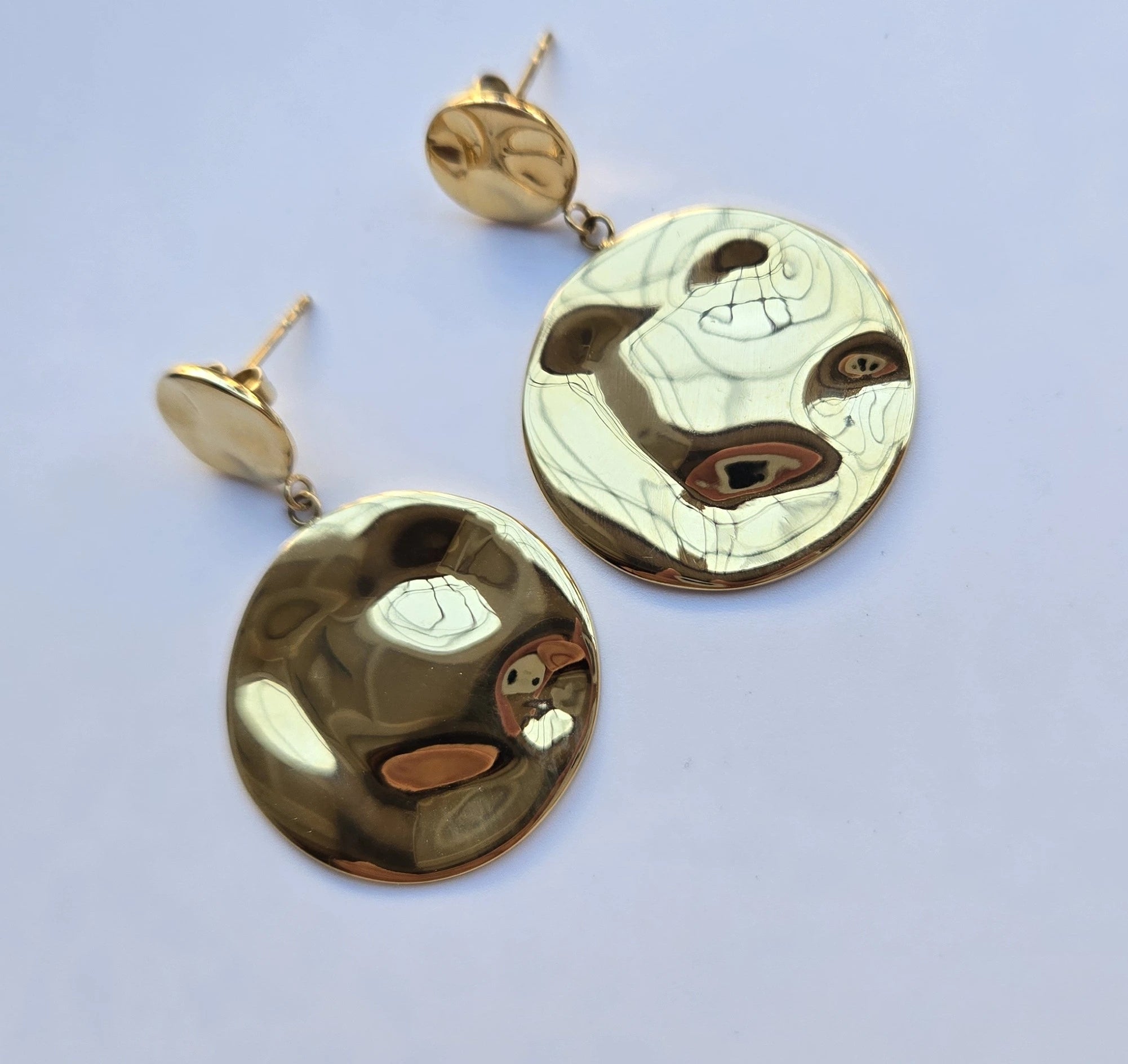 Boucles d'oreilles Créoles Disques – Collection Signature Pierre Lannier