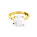 Bague Éclat Opale - Acier Inoxydable 316L - Pierre Lannier