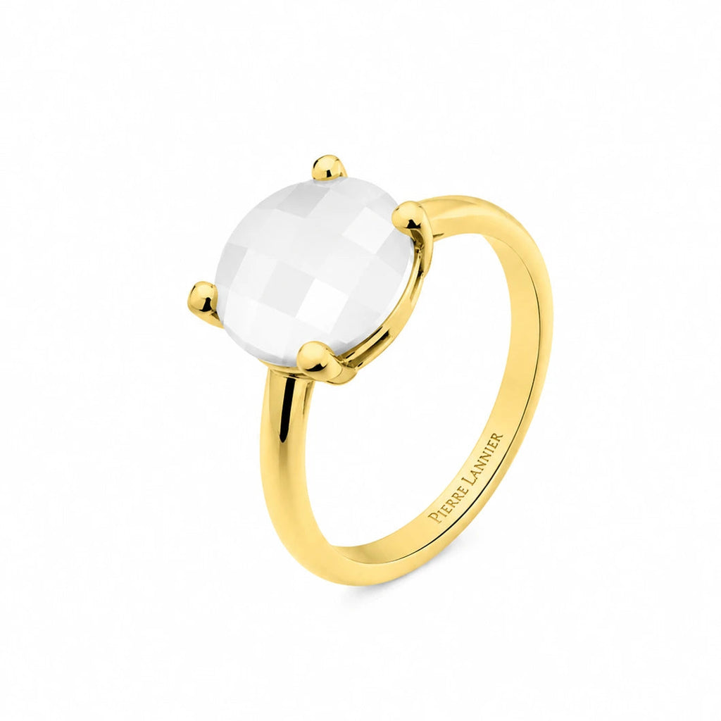 Bague Éclat Opale - Acier Inoxydable 316L - Pierre Lannier