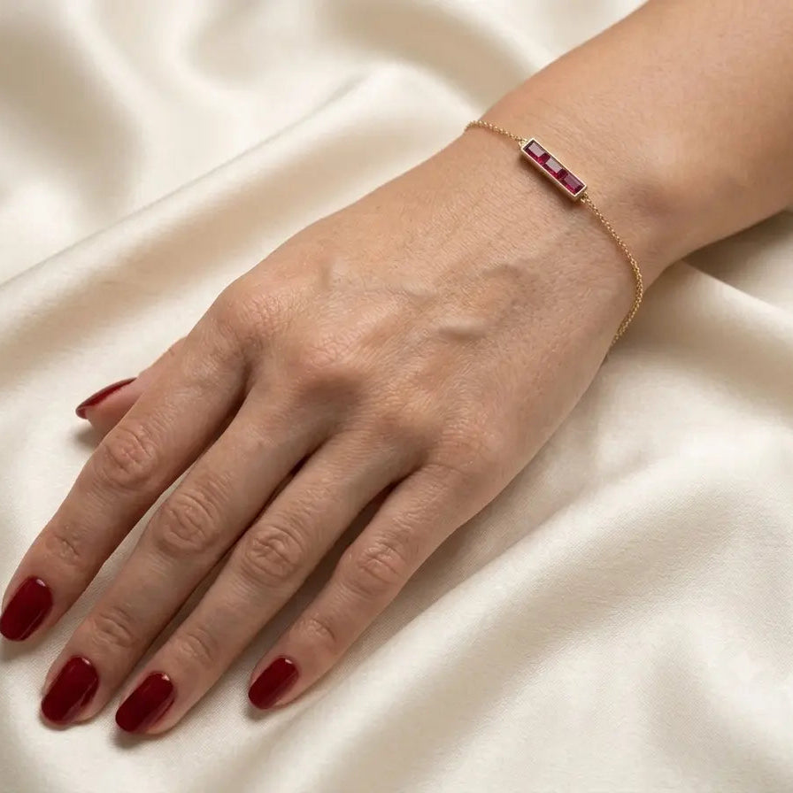 Bracelet "Éclat Rubis" – Go Mademoiselle