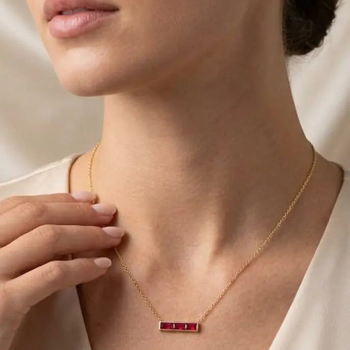 Collier Barre Minimaliste – Collection Go Mademoiselle