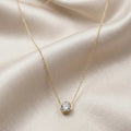 Collier Solitaire Éclat Intemporel – Plaqué Or - Go Mademoiselle