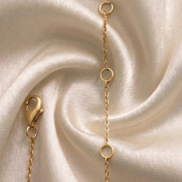 Collier Solitaire Éclat Intemporel – Plaqué Or - Go Mademoiselle