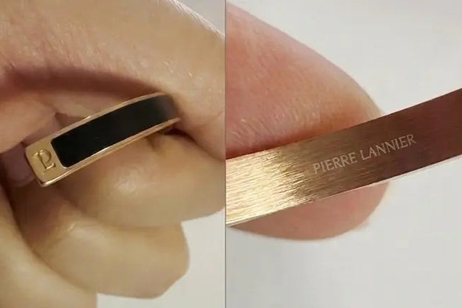 Bracelet jonc épuré Pierre Lannier – Acier inoxydable 316L et émail coloré
