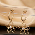 Boucles d'oreilles Fleurs Sculptées - Collection LH