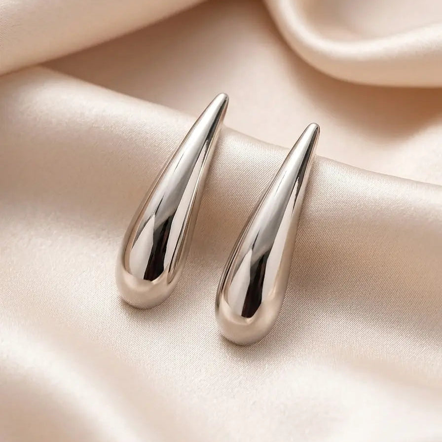 Boucles d'oreilles Gouttes Sculpturales – Collection LH