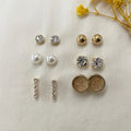 Coffret LH : Sélection exclusive de 6 paires de boucles d'oreilles raffinées