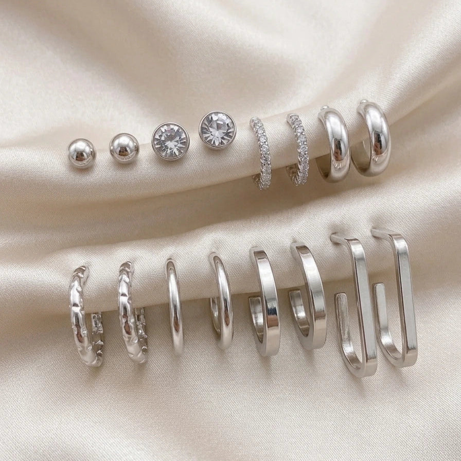 Set de Boucles d’Oreilles LH – Collection Éclat Minimaliste
