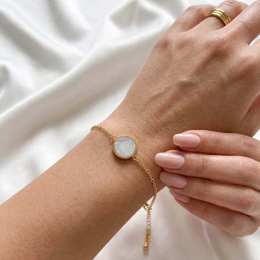 Bracelet Rond Effet Druzy – Collection Go Mademoiselle