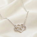 Collier Cœur Infini Argenté