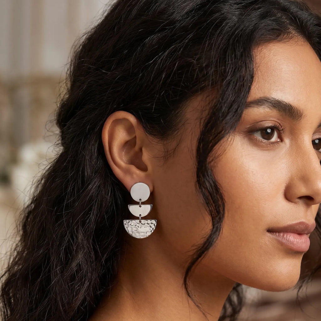 Boucles d'oreilles Géométrie Moderne – Signature Pierre Lannier
