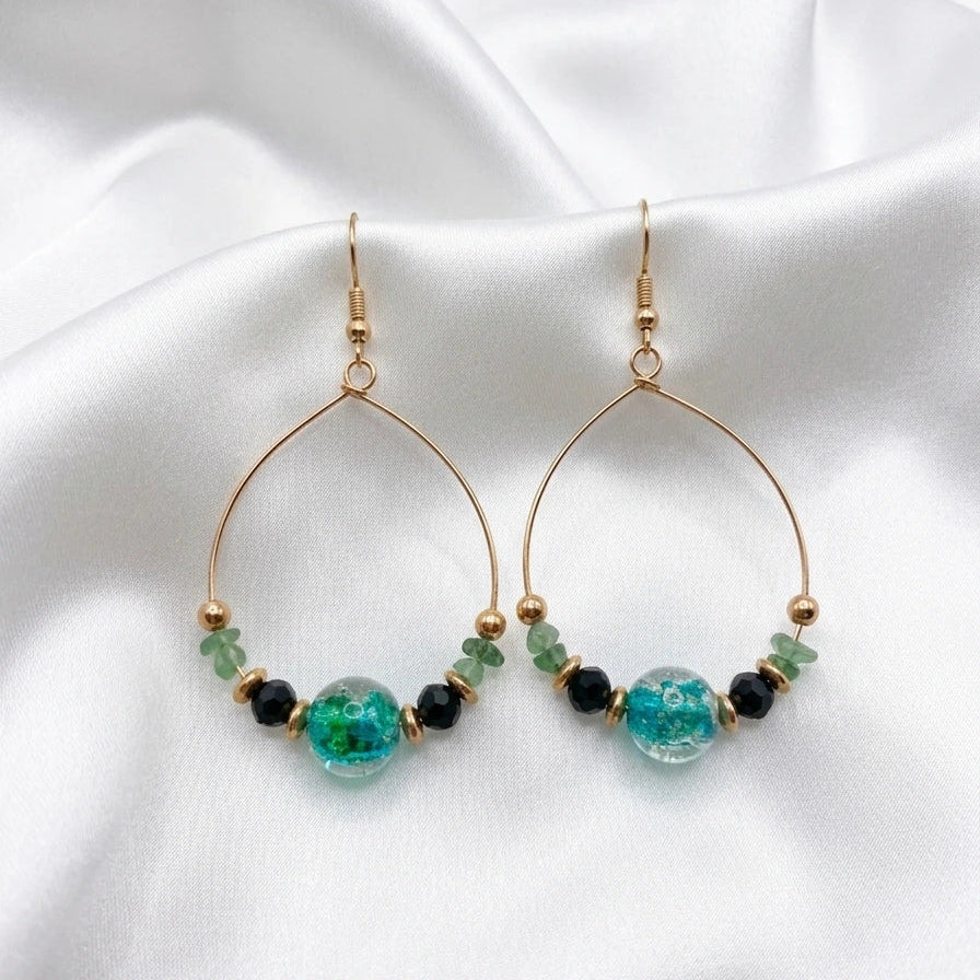 Boucles d'oreilles créoles - L'alliance du bohème et du raffinement - LH