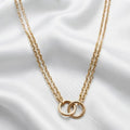 Collier Duo Entrelacé – Acier Inoxydable Pierre Lannier