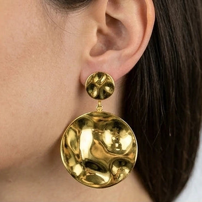 Boucles d'oreilles Créoles Disques – Collection Signature Pierre Lannier