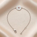 Bracelet Boussole Étoilée – Argent Rhodié 6Pierre Lannier