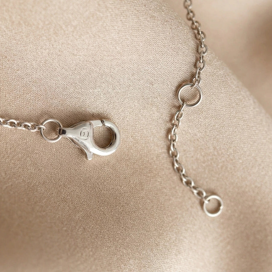 Bracelet Pierre Lannier en Argent Rhodié – Motif Soleil Étoilé Scintillant