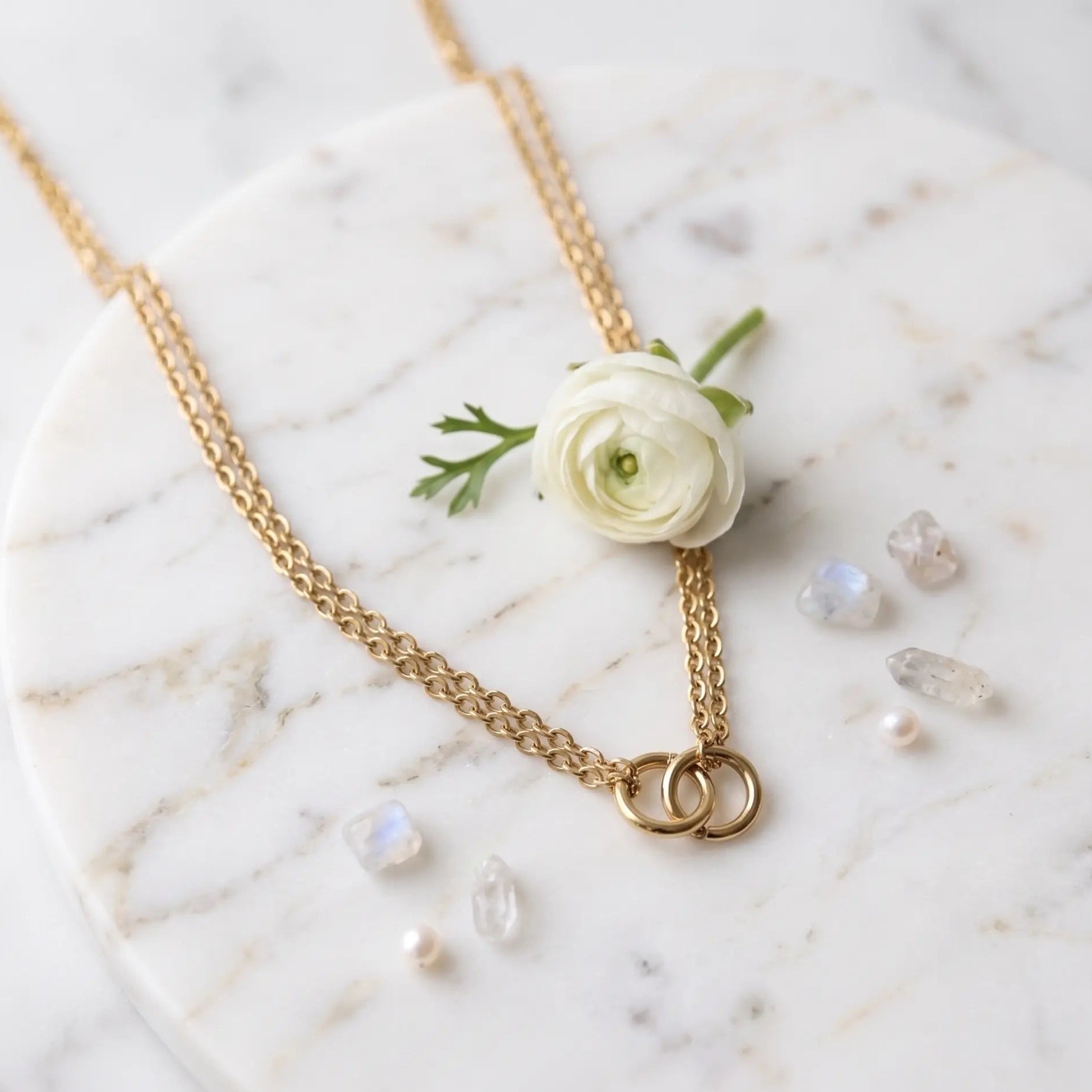 Collier Duo Entrelacé – Acier Inoxydable Pierre Lannier