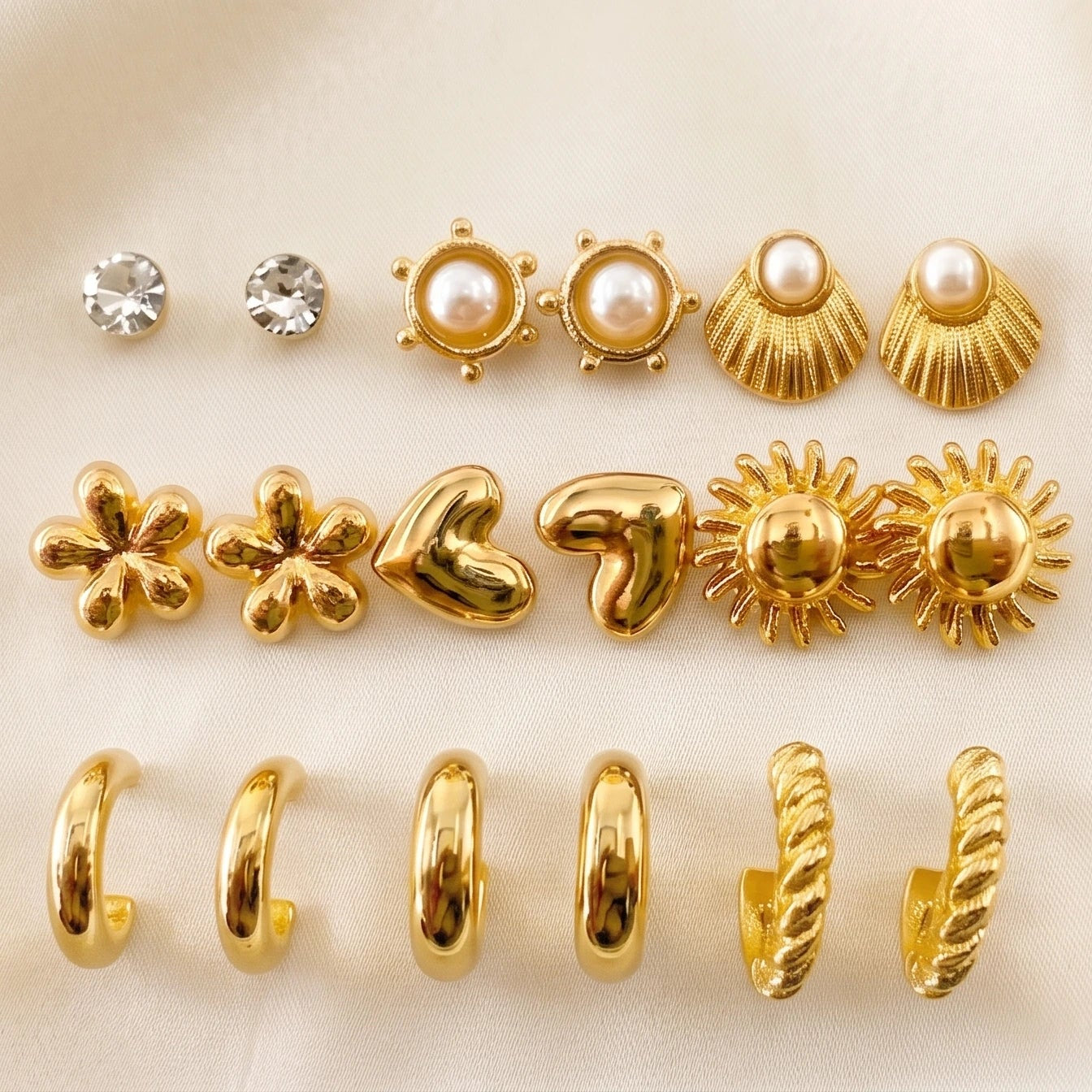Coffret de Boucles d'Oreilles LH – Collection Bohème Chic