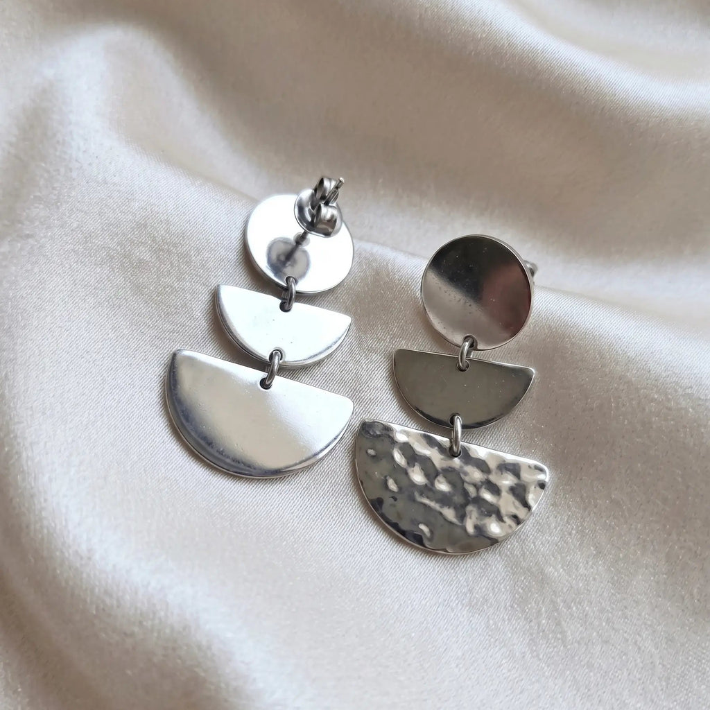 Boucles d'oreilles Géométrie Moderne – Signature Pierre Lannier