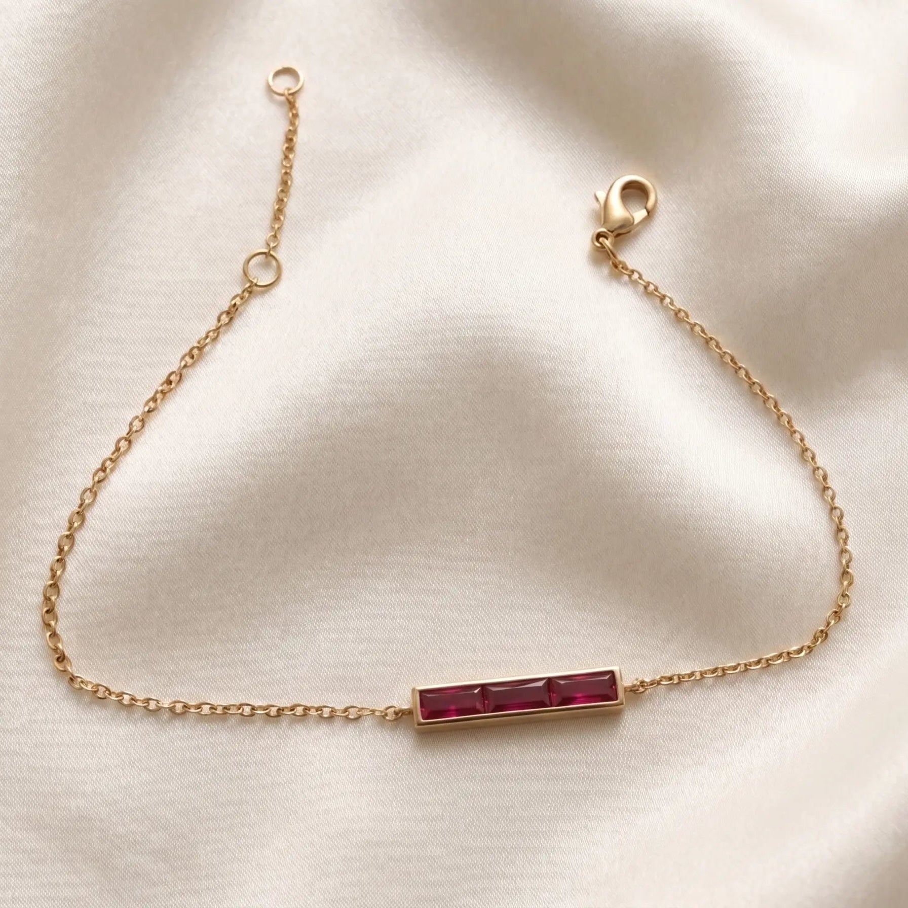Bracelet "Éclat Rubis" – Go Mademoiselle