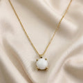 Collier Solitaire avec Pierre Facettée - Pierre Lannier |