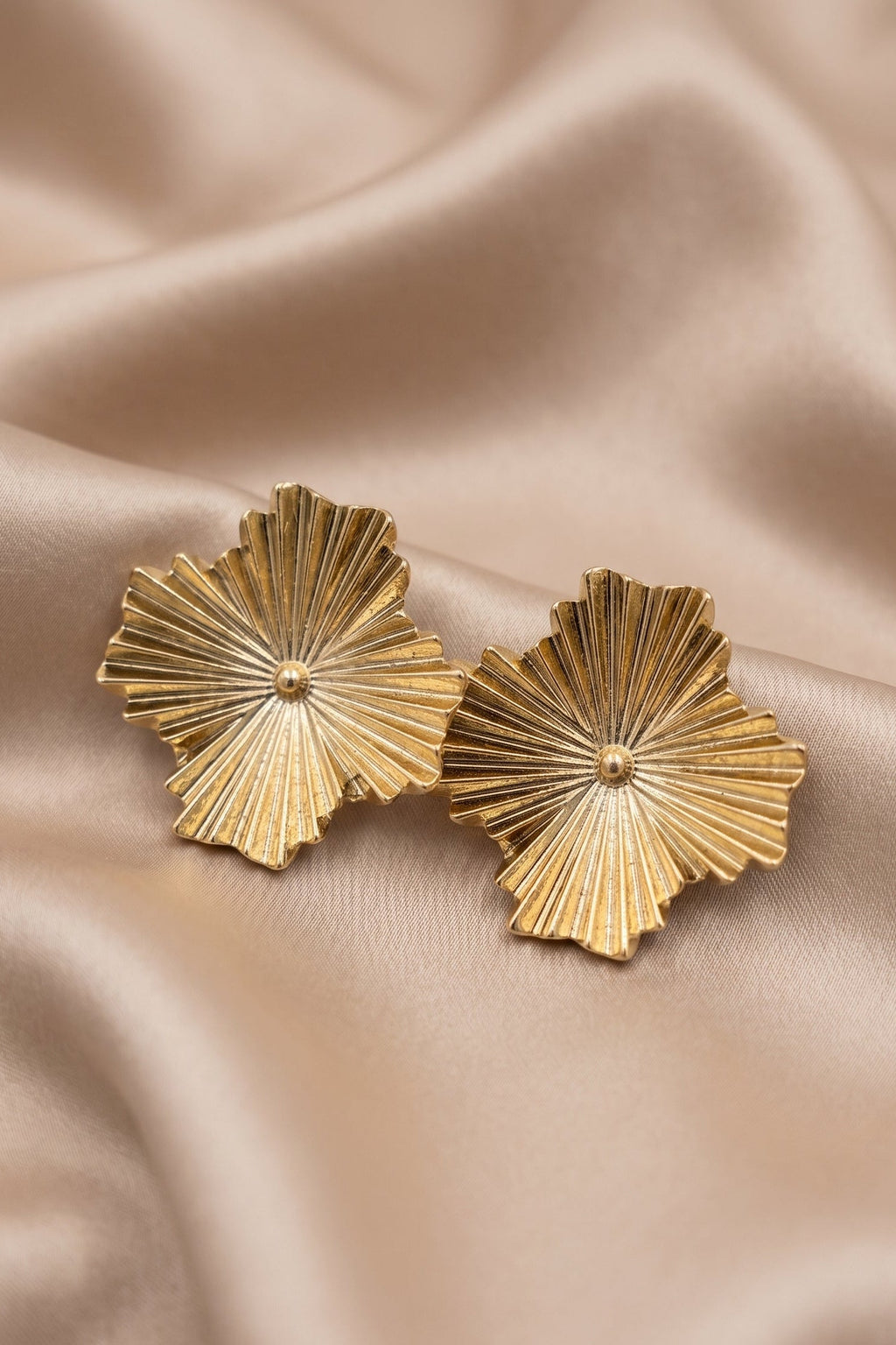 Boucles d'Oreilles Éventail Soleil Flamboyant – LH