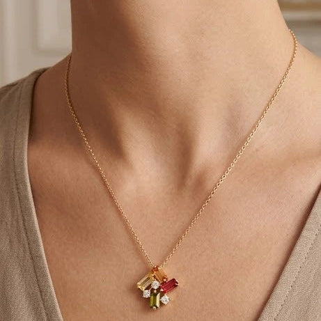 Collier Multicolore « Éclat Solaire » – Go Mademoiselle