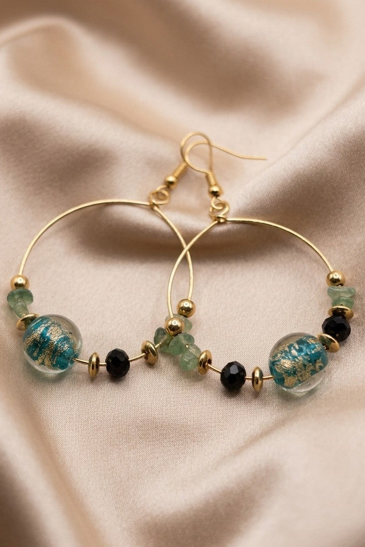 Boucles d'oreilles créoles - L'alliance du bohème et du raffinement - LH
